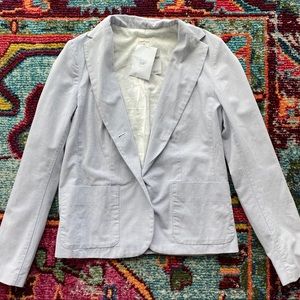 Gap Academy Blazer w Delicate Blue Pinstripe